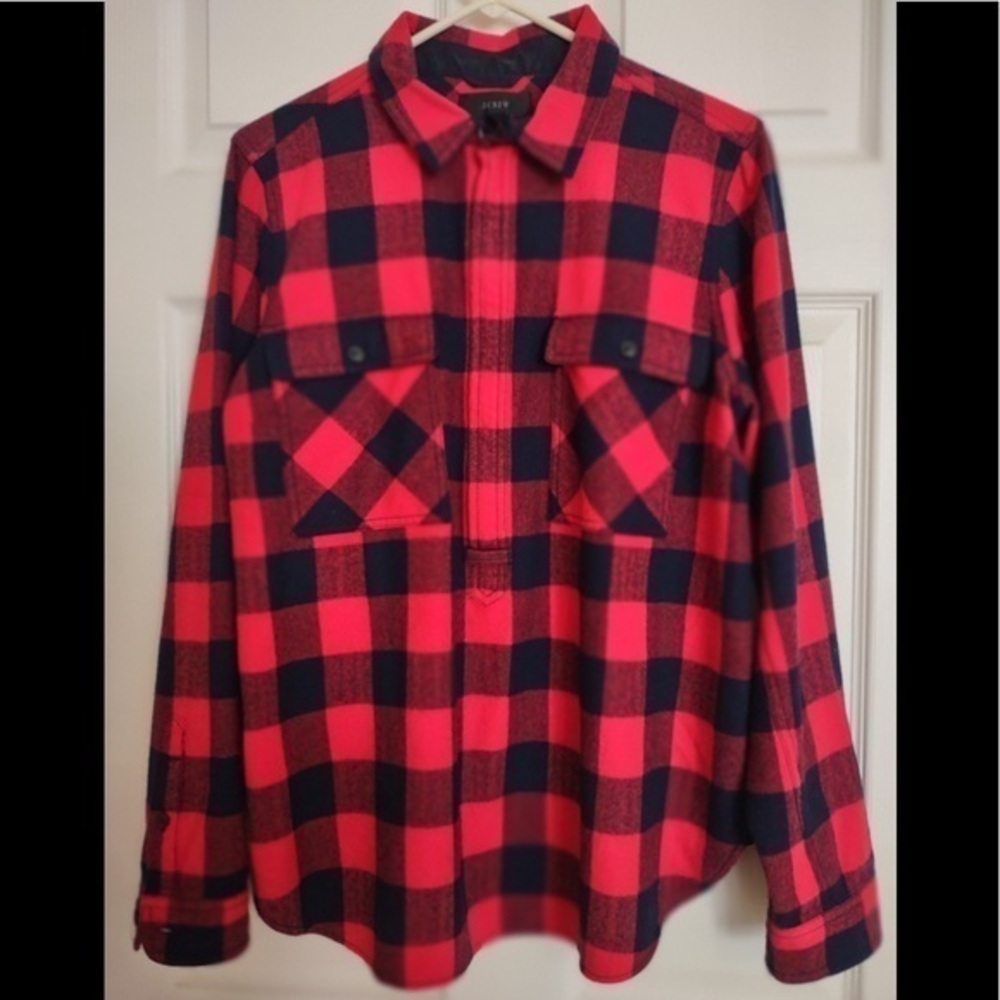 J.Crew  Women’s flannel button down shirt size medium